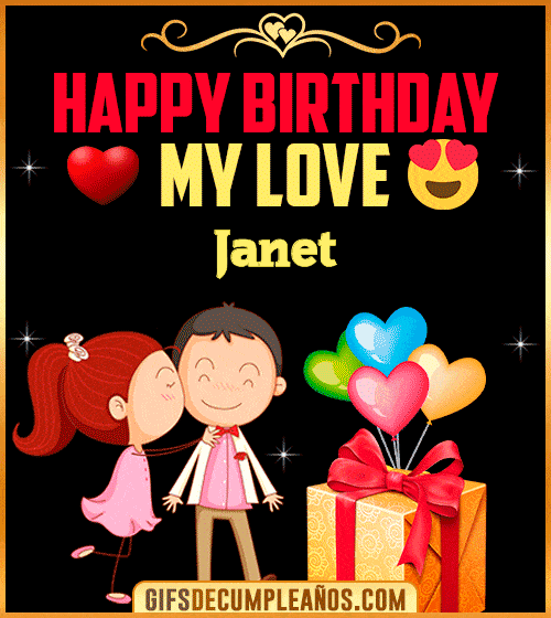 Happy Birthday Love Kiss gif Janet Happy Birthday Love Kiss gif Janet