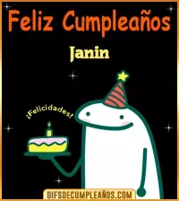 GIF Flork meme Cumpleaños Janin
