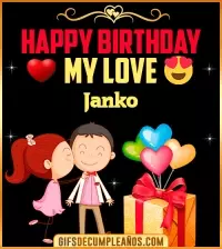 GIF Happy Birthday Love Kiss gif Janko