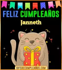 GIF Feliz Cumpleaños Janneth