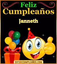 GIF Gif de Feliz Cumpleaños Janneth