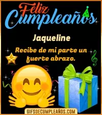 GIF Feliz Cumpleaños gif Jaqueline