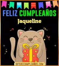 GIF Feliz Cumpleaños Jaqueline