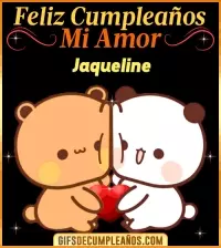 GIF Feliz Cumpleaños mi Amor Jaqueline