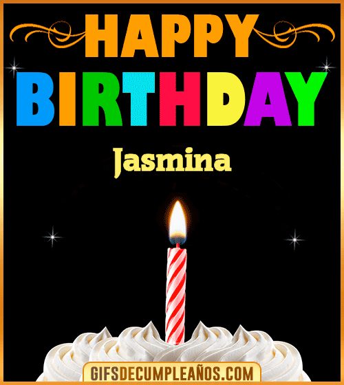 GiF Happy Birthday Jasmina GiF Happy Birthday Jasmina