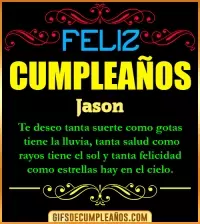 GIF Frases de Cumpleaños Jason