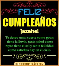 GIF Frases de Cumpleaños Jazahel