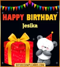 GIF Happy Birthday Jesika