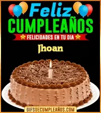 GIF Felicidades en tu día Jhoan