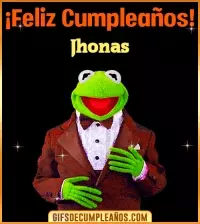 GIF Meme feliz cumpleaños Jhonas