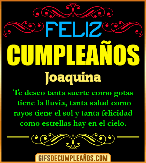 Frases de Cumpleaños Joaquina Frases de Cumpleaños Joaquina