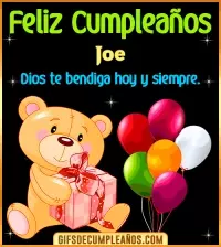 GIF Feliz Cumpleaños Dios te bendiga Joe