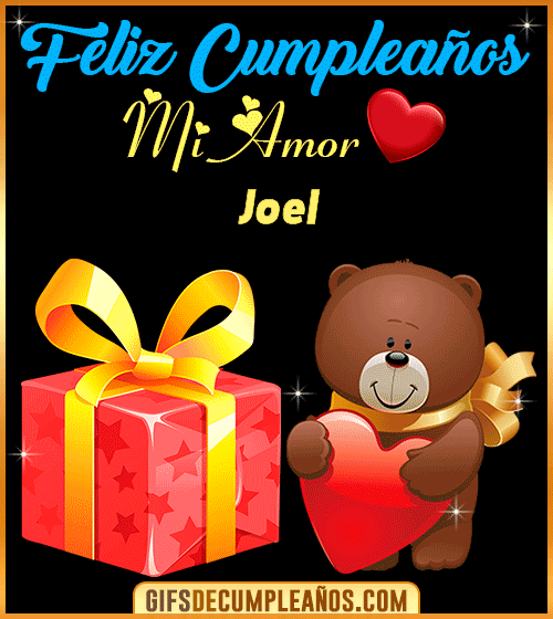 Gif de Feliz cumpleaños mi AMOR Joel Gif de Feliz cumpleaños mi AMOR Joel