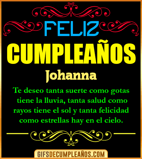 Frases de Cumpleaños Johanna Frases de Cumpleaños Johanna