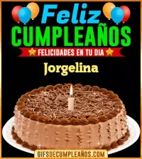 GIF Felicidades en tu día Jorgelina