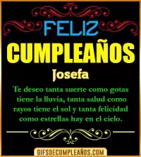 GIF Frases de Cumpleaños Josefa