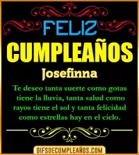 GIF Frases de Cumpleaños Josefinna