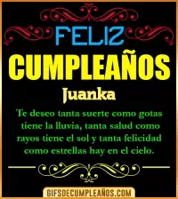 GIF Frases de Cumpleaños Juanka