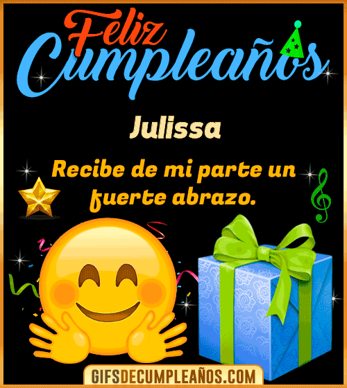Feliz Cumpleaños gif Julissa Feliz Cumpleaños gif Julissa