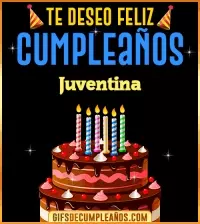 GIF Te deseo Feliz Cumpleaños Juventina