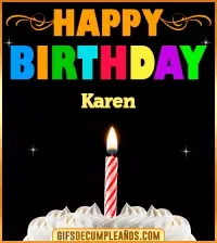 GIF GiF Happy Birthday Karen