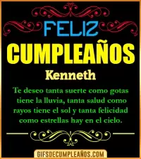 GIF Frases de Cumpleaños Kenneth