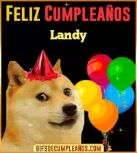 GIF Memes de Cumpleaños Landy