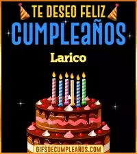 GIF Te deseo Feliz Cumpleaños Larico