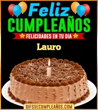 GIF Felicidades en tu día Lauro