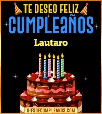 GIF Te deseo Feliz Cumpleaños Lautaro