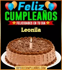 GIF Felicidades en tu día Leonila