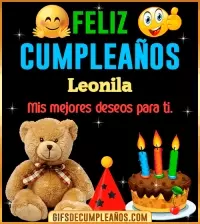 GIF Gif de cumpleaños Leonila