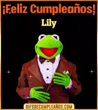GIF Meme feliz cumpleaños Lily