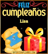 GIF Tarjetas animadas de cumpleaños Lisa