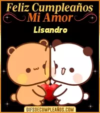 GIF Feliz Cumpleaños mi Amor Lisandro