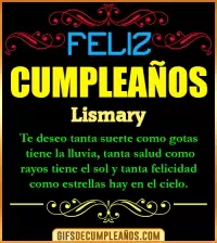 GIF Frases de Cumpleaños Lismary