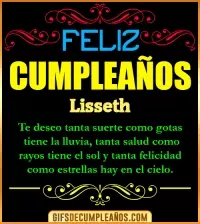 GIF Frases de Cumpleaños Lisseth