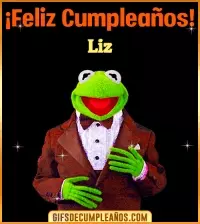 GIF Meme feliz cumpleaños Liz