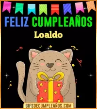 GIF Feliz Cumpleaños Loaldo
