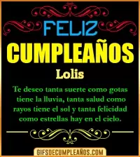 GIF Frases de Cumpleaños Lolis