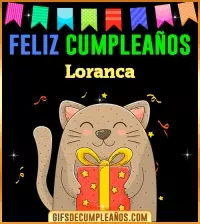 GIF Feliz Cumpleaños Loranca