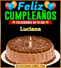 GIF Felicidades en tu día Luciana