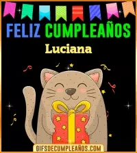 GIF Feliz Cumpleaños Luciana