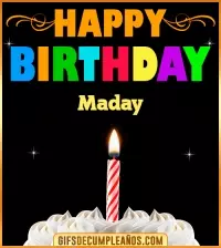 GIF GiF Happy Birthday Maday
