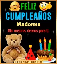 GIF Gif de cumpleaños Madonna