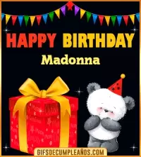 GIF Happy Birthday Madonna