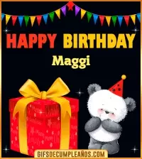 GIF Happy Birthday Maggi