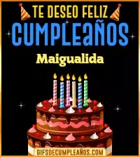 GIF Te deseo Feliz Cumpleaños Maigualida