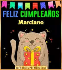 GIF Feliz Cumpleaños Marciano