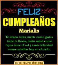 GIF Frases de Cumpleaños Marialis